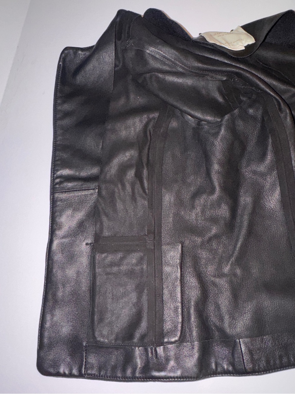 Kate Spade Black Suede Jacket with Gold Studs - Picture 5 of 8
